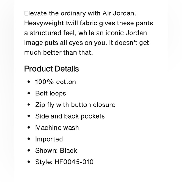 HF0045-010 | Men’s Air Jordan Printed Twill Pants | Dunk Contest | Relaxed - Picture 7 of 13